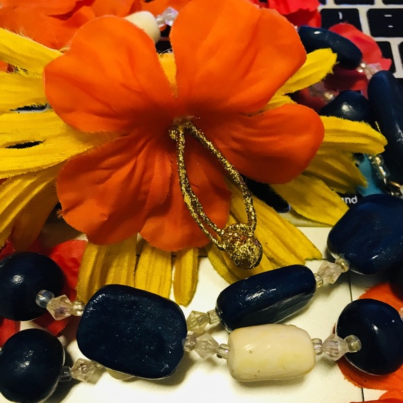 Ceramic Vintage Rare Unique One of a Kind Handmade Necklace - Picture 10 of 16